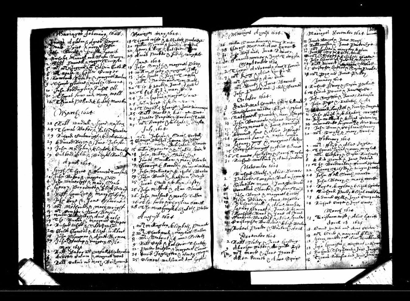 Baptismal Record for Capt. John Locke at Whitechapel, London